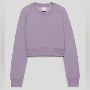 Aritzia TNA Cozy Fleece Perfect Raglan Sweatshirt
